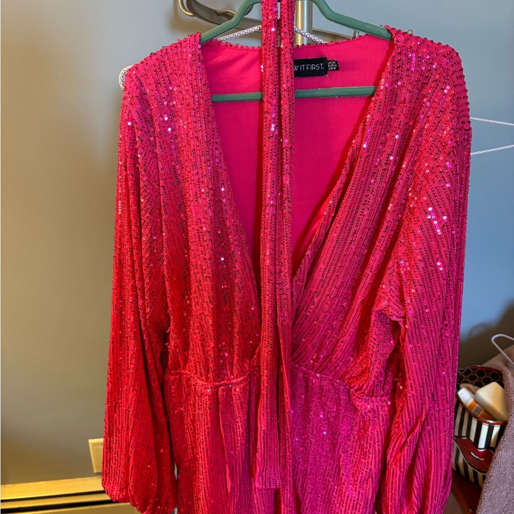 I saw it first plus size sequin dress